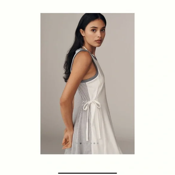 Daily Practice Ball Toss Pleated Midi Tank Dress - Picture 2 of 5